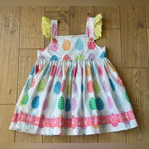 Wildflowers Sleeveless Colorful Easter Egg Tunic Top size 8